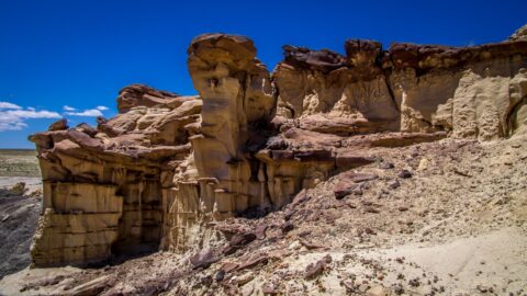 Exploring Remote Section In Valley Of Dreams, NM