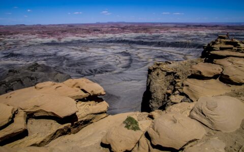 Little Kids On The Moonscape Overlook, UT