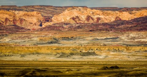 Look At San Rafael Swell From Moonscape Overlook, UT