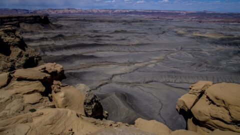 Look Towards North From Moonscape Overlook, UT