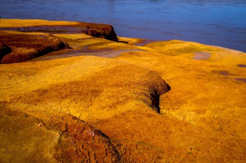 Painted Soil At Green River Crystal Geyser, UT