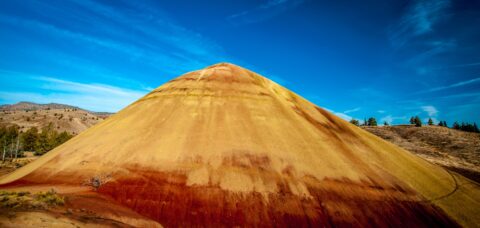 Red Hill In Painted Hills, John Day Fossil Beds National Monument, OR
