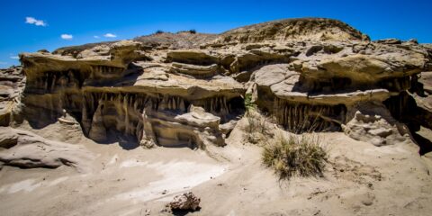 Rock Formations at Distant End of Valley Of Dreams, NM