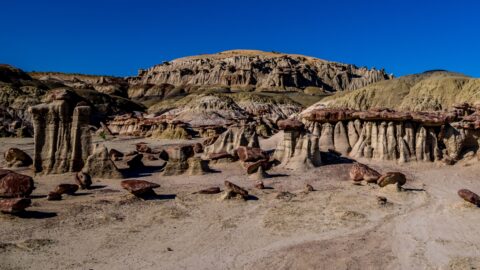 Tightly Packed Hoodoos In Ah-Shi-Sle-Pah Wilderness Study Area, NM