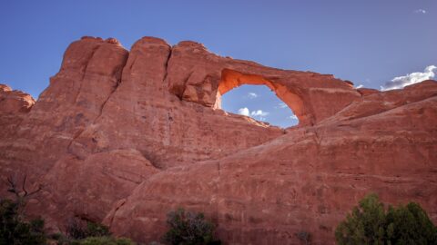 Under Skyline Arch, Arches National Park, UT