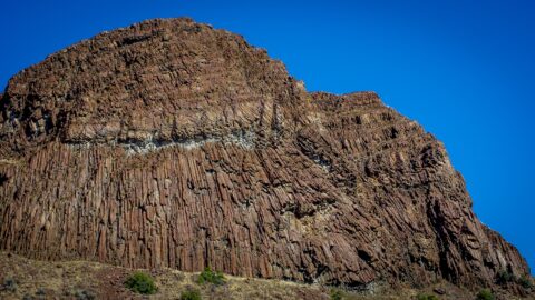 Volcanic Rock on the Trail to Painted Hills, John Day Fossil Beds National Monument, OR