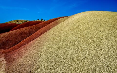 Yellow And Red Painted Hills, John Day Fossil Beds National Monument, OR