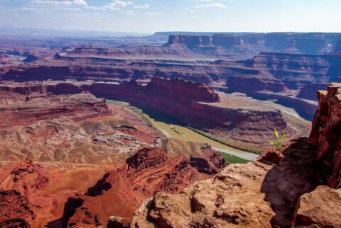 Hot Summer Afternoon At Dead Horse Point State Park, Moab, UT