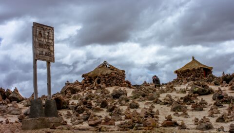 5000 m Above Sea Level, Windy And Cold Mirador Los Andes, Peru