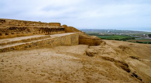 After Rain, At Temple Of The Sun, Pachacamac, Lima, Peru