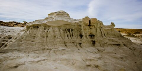 Another Ghostly Rock Formation In Valley Of Dreams, NM