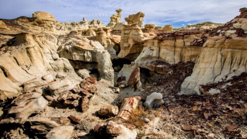 Approaching Petrified Wood In Valley Of Dreams, NM