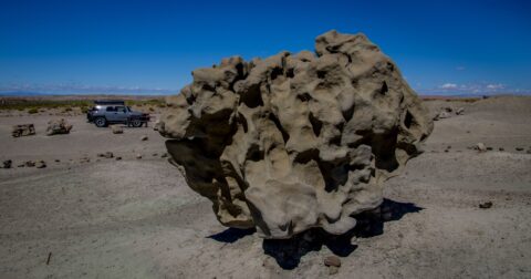 Balanced Rock Near Fantasy Canyon, Vernal, UT