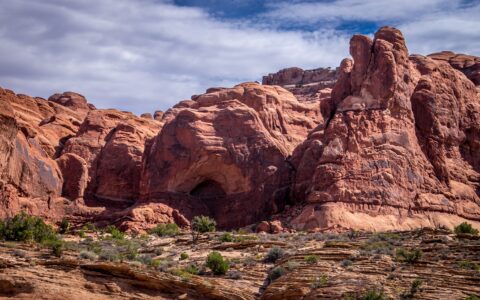 Cove in Arches National Park, Moab, UT