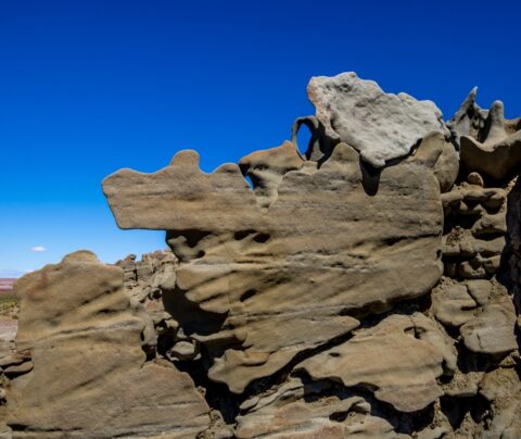 Different Rock Colors and Shapes In Fantasy Canyon, Vernal, UT