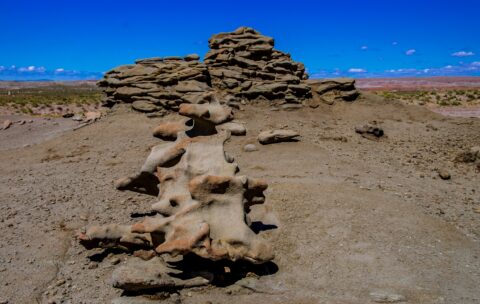 Different Rock Formations Around Fantasy Canyon, Vernal, UT