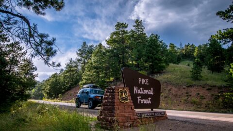FJ On The Way Back From Pikes Peak, CO