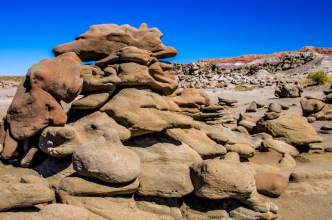 Fantasy Rock Formations Just Outside Of Fantasy Canyon, Vernal, UT