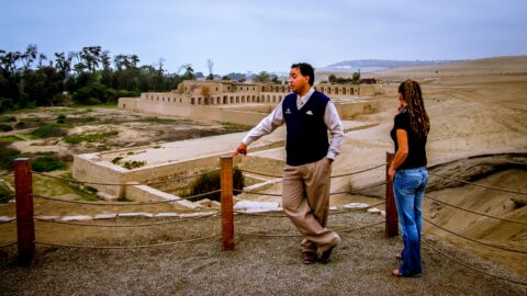 Look At Mamacona, Pachacamac, Lima, Peru