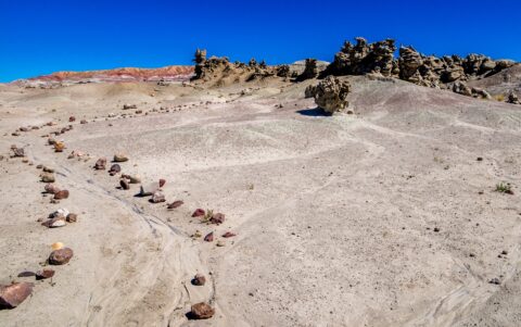 Marked Path From Day Use Parking Towards Fantasy Canyon, Vernal, UT