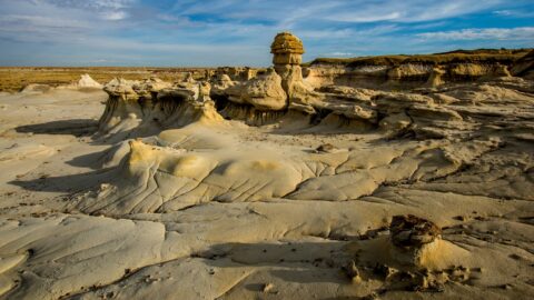 Morning Look At Hoodoos Near Trailhead In Valley Of Dreams Revisited, NM