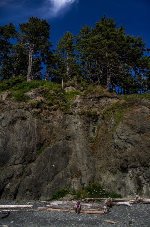 Ognjenka On Ruby Beach In Olympic National Park, WA