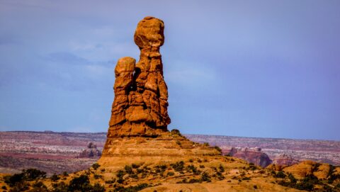 Owl Rock At Garden Of Eden in Arches National Park, Moab, UT