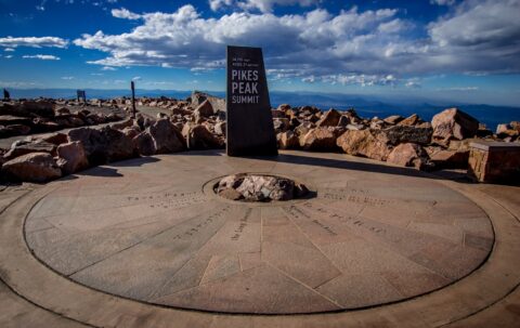 Pikes Peak Summit Sign, CO