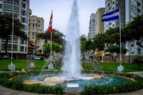 Plaza Centro America, Miraflores, Lima, Peru