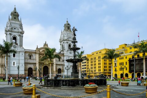 Catedral De Lima, Plaza De Armas,  Lima, Peru