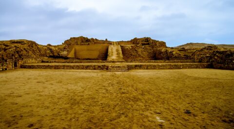 Pyramid With Ramp No.1, Pachacamac, Lima, Peru