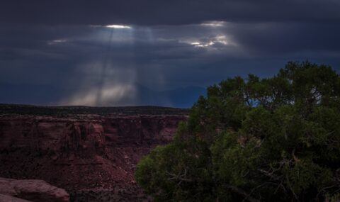 Rainy Day On Marlboro Point, Moab, UT