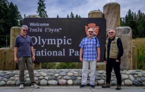 Ranko, Mic’a & rrasha At The Entrance To Olympic National Park, WA