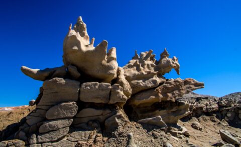 Rock Fins In Fantasy Canyon, Vernal, UT