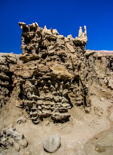 Rock Full Of Patterns In Fantasy Canyon, Vernal, UT