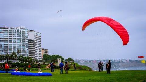 Some Are On The Ground, And Some Are In The Sky, Miraflores, Lima, Peru