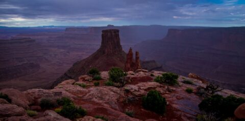 Spectacular Marlboro Point Even On Rainy Day, Moab, UT
