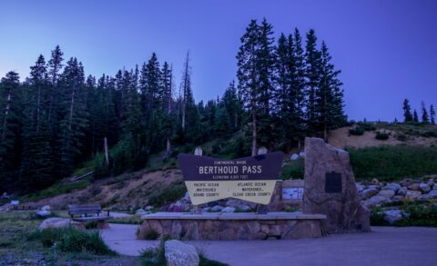 Sunrise At Brethoud Pass Rest Area, CO