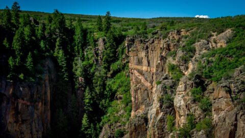 1.1 km Deep  Black Canyon Of The Gunnison, CO