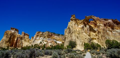 Access To Grosvenor Arch, Grand Staircase Escalante National Monument, UT