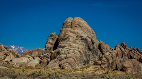 Mammut Rock In The Alabama Hills, CA