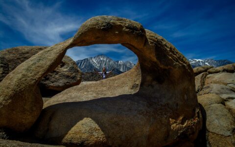 rrasha At Mobius Arch In The Alabama Hills, CA