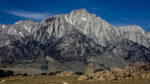 Mount Whitney, Look From The Alabama Hills, CA