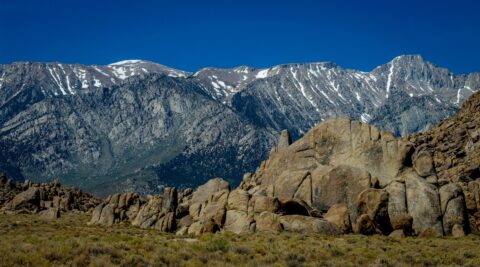 Eastern Sierra At  The Alabama Hills, CA