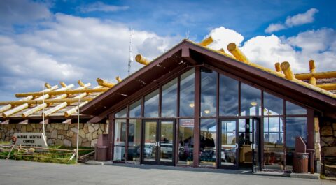 Alpine Visitor Center At High Elevation In Rocky Mountain National Park, CO
