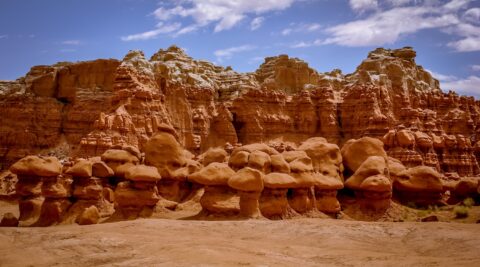 Big And Small Goblins In Goblin Valley State Park, UT