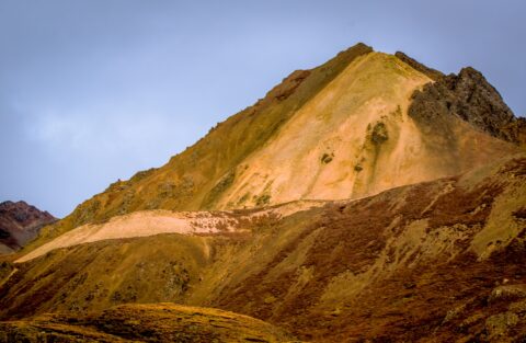 Another Scenic Hilltop At Polychrome Pass In Denali National Park, AK