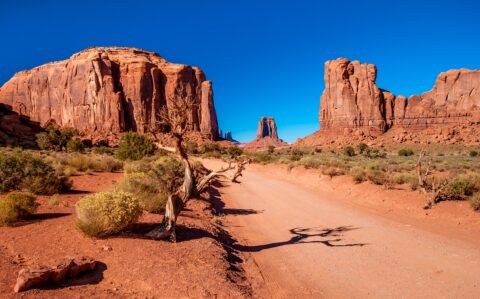 Approaching North Window In Monument Valley, AZ