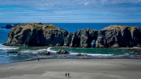 Arch On The Bandon Beach, OR