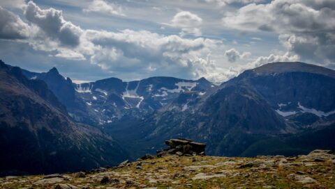At High Elevation In Rocky Mountain National Park, CO